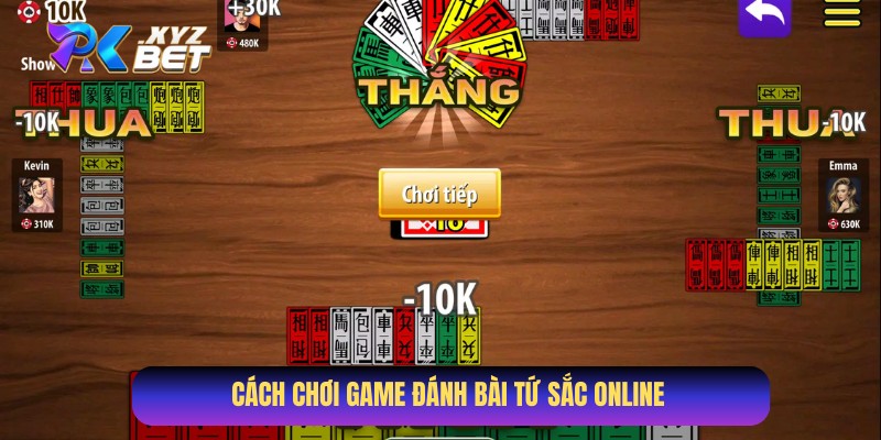 Cách chơi và tham gia game đánh bài Tứ Sắc online