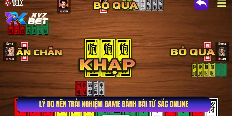 Ưu điểm game đánh bài Tứ Sắc online